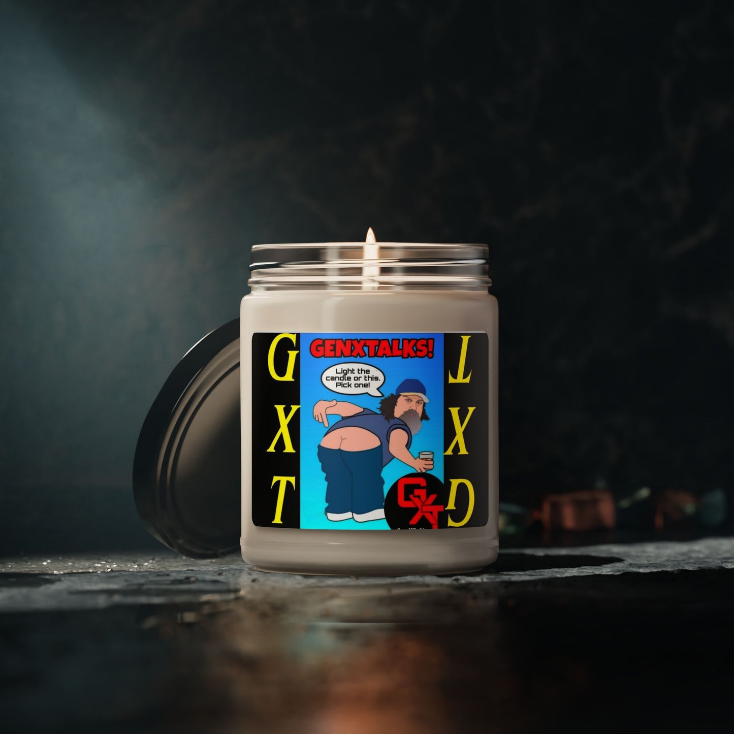 GXT- "Light this!"-Scented Soy Candle, 9oz