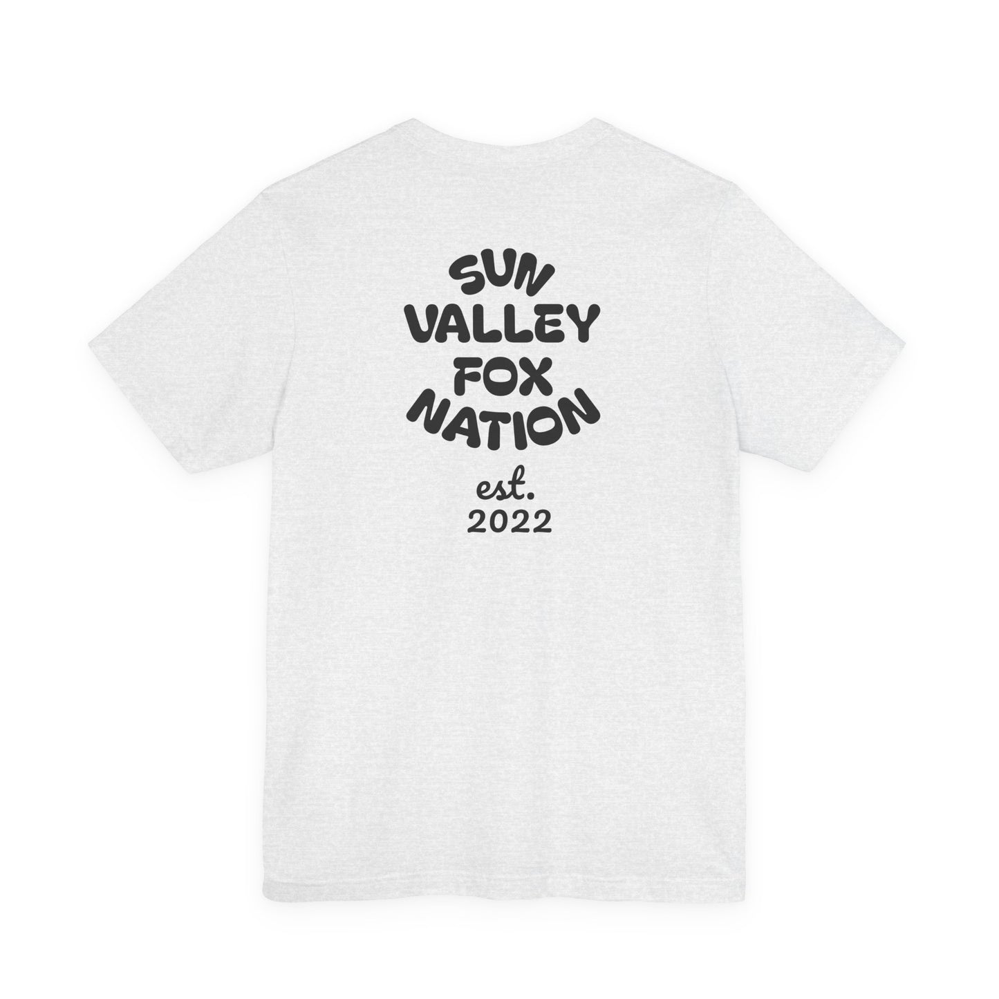 Cool Graphic Tee: Sun Valley Fox Nation, Fun Casual Wear, Unique T-Shirt