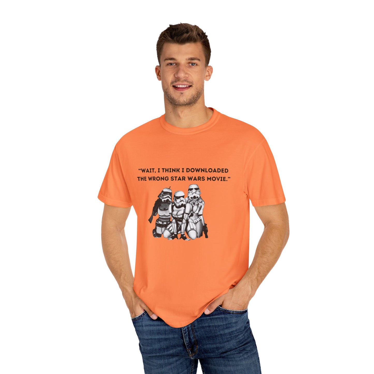 Wrong Star Wars Movie - Unisex Garment-Dyed Tee