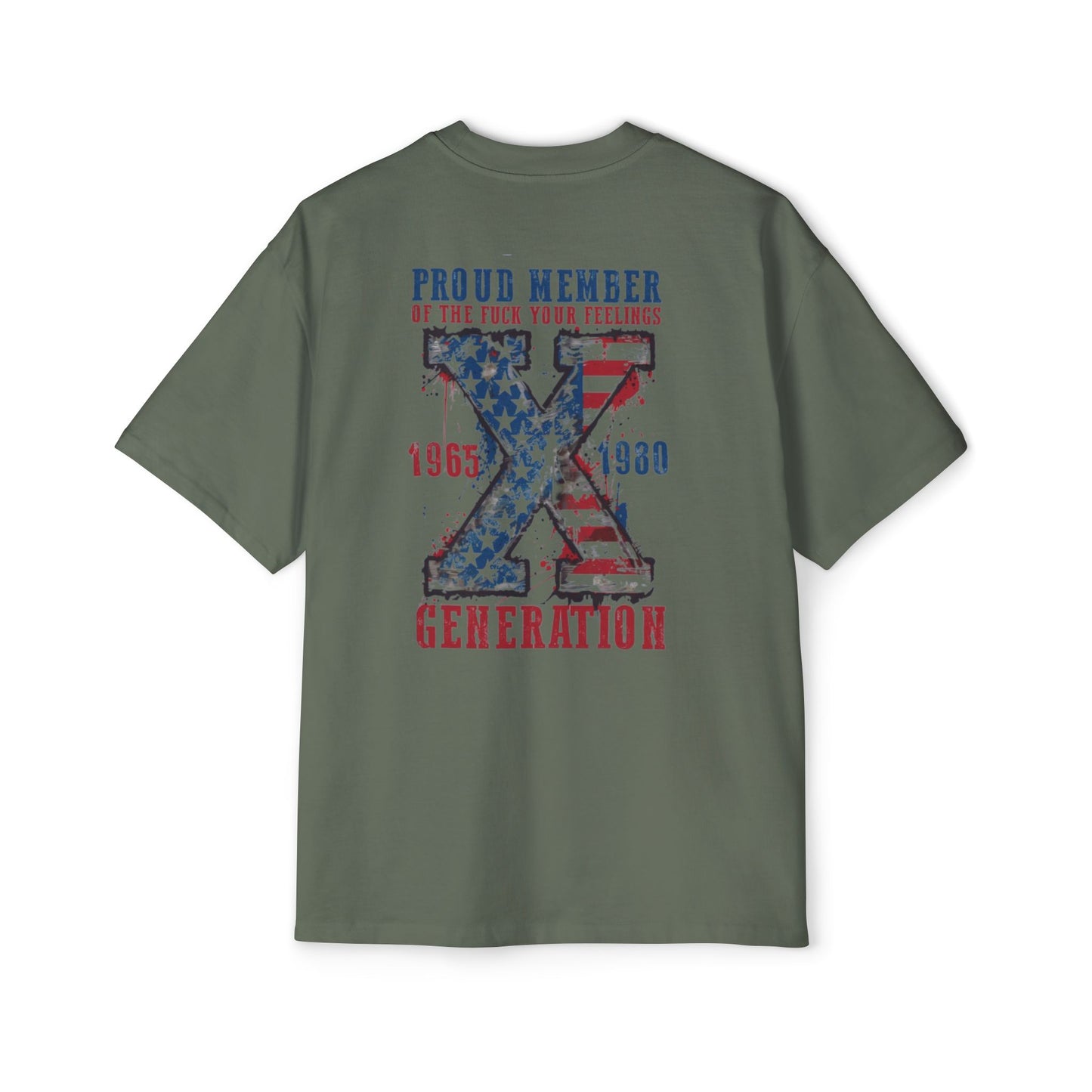 Proud Member Oversized Tee - Generation X Graphic T-Shirt