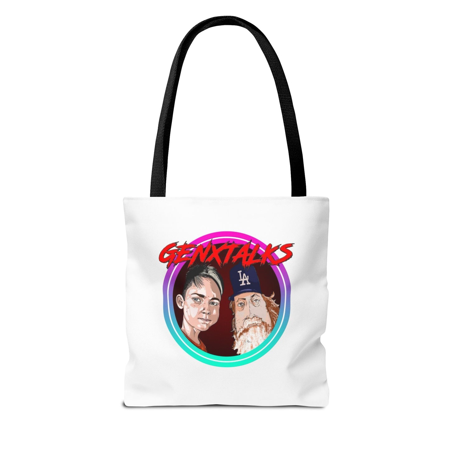 Vibrant GENXTALKS Graphic Tote Bag