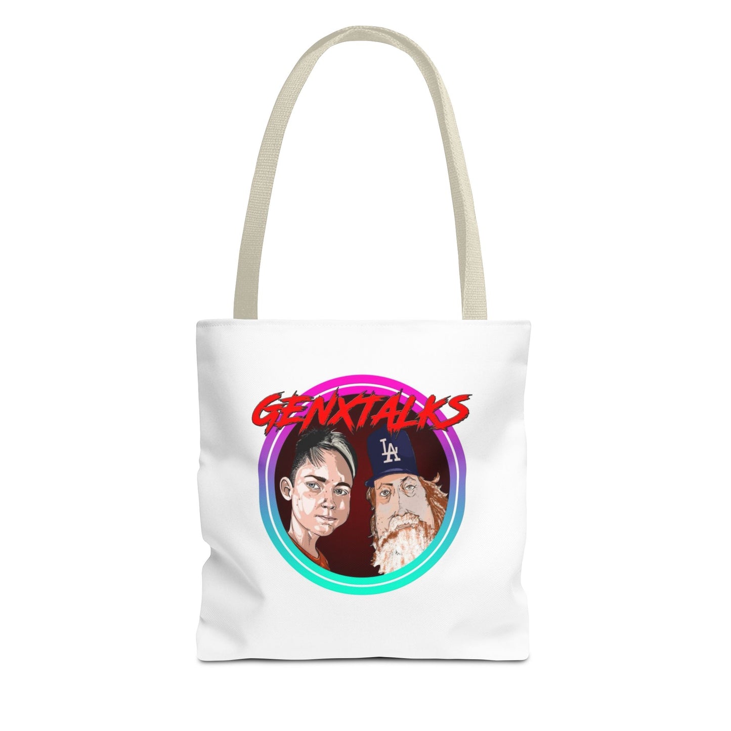 Vibrant GENXTALKS Graphic Tote Bag
