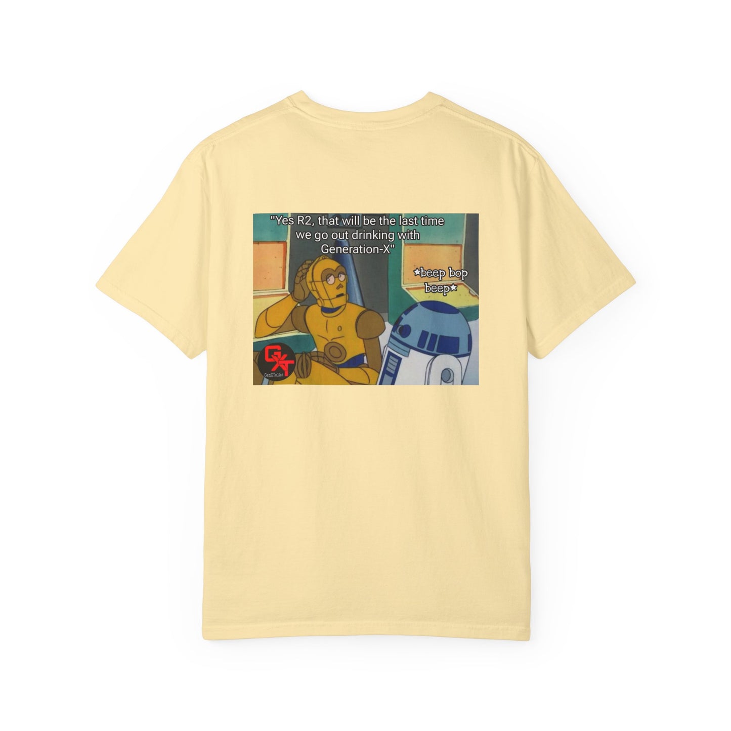 Droids hangover- Unisex T-Shirt with Graphic Humor - Perfect for Casual Outings & Gift Giving