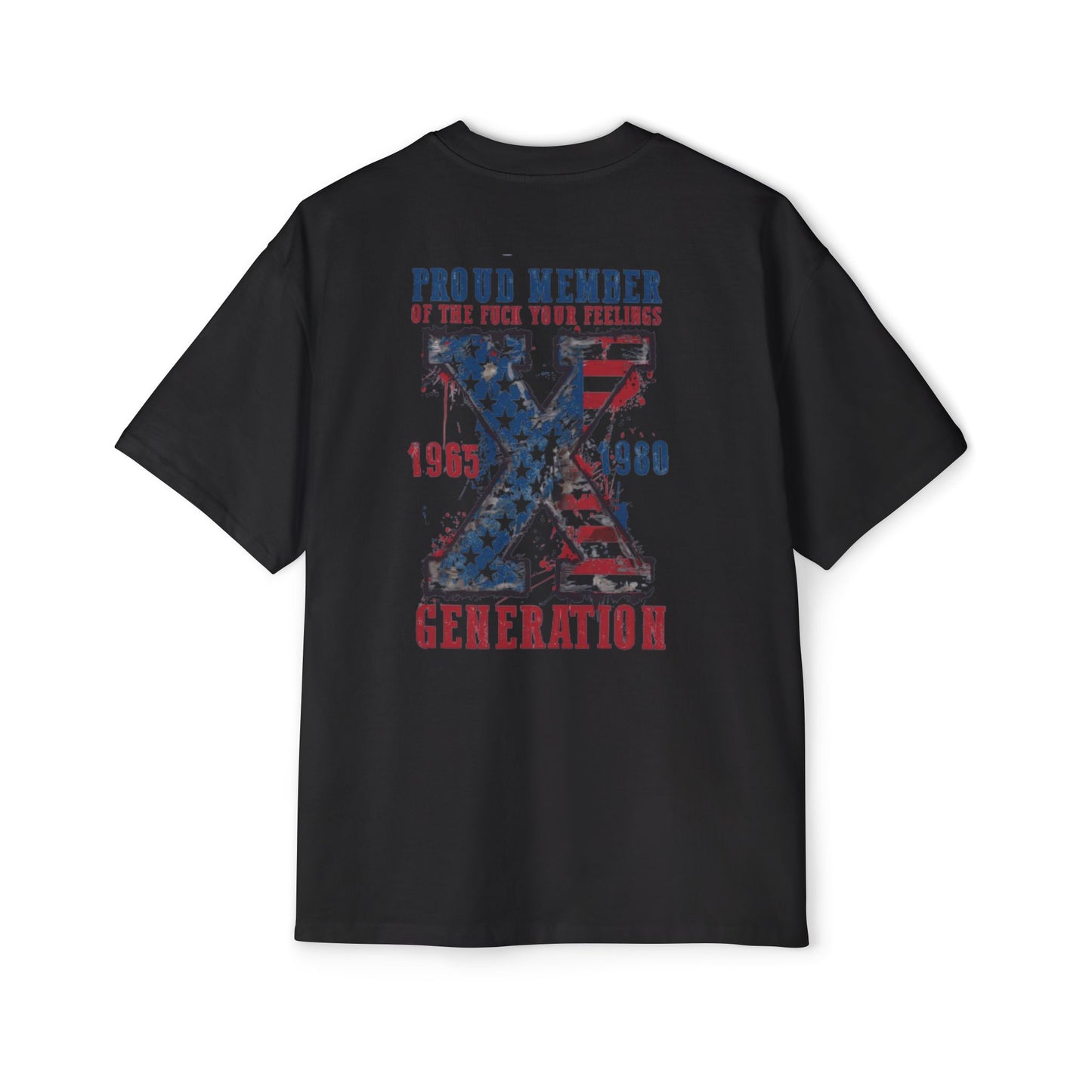 Proud Member Oversized Tee - Generation X Graphic T-Shirt