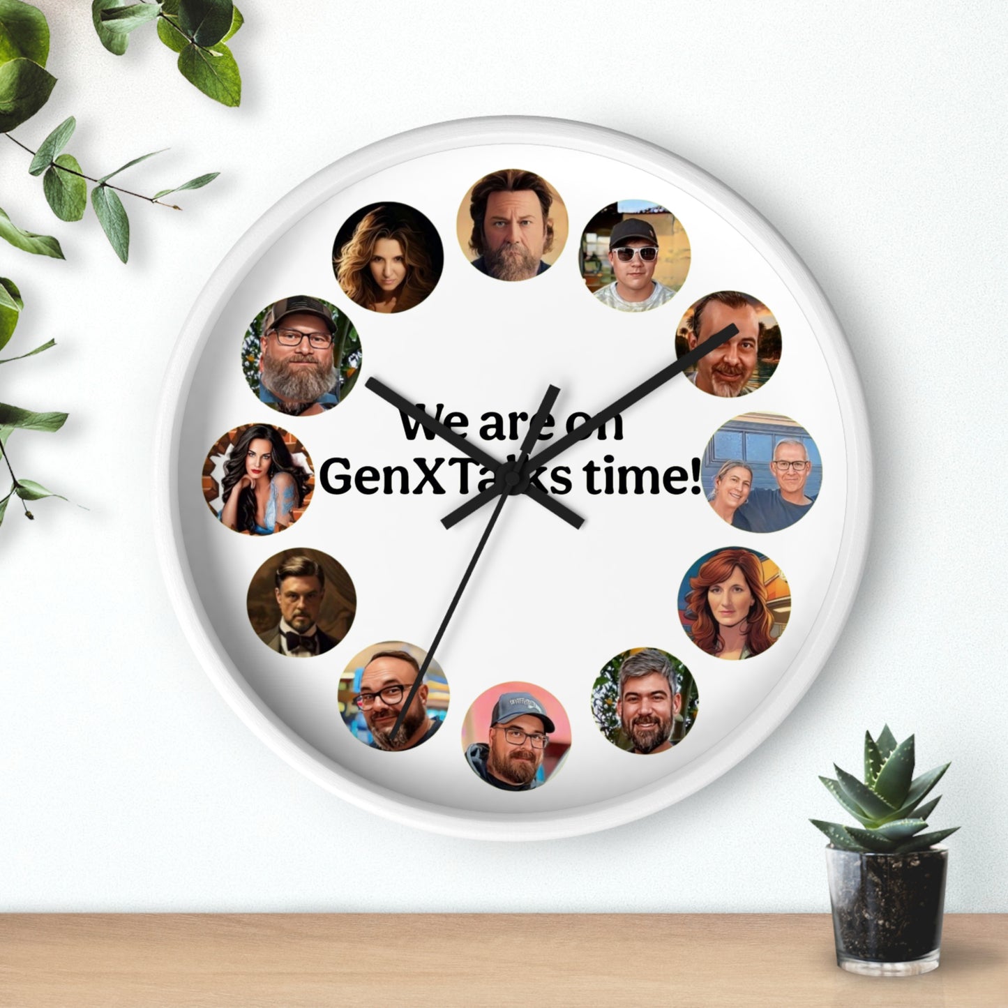 We are on GenXtalks! time!- Wall clock