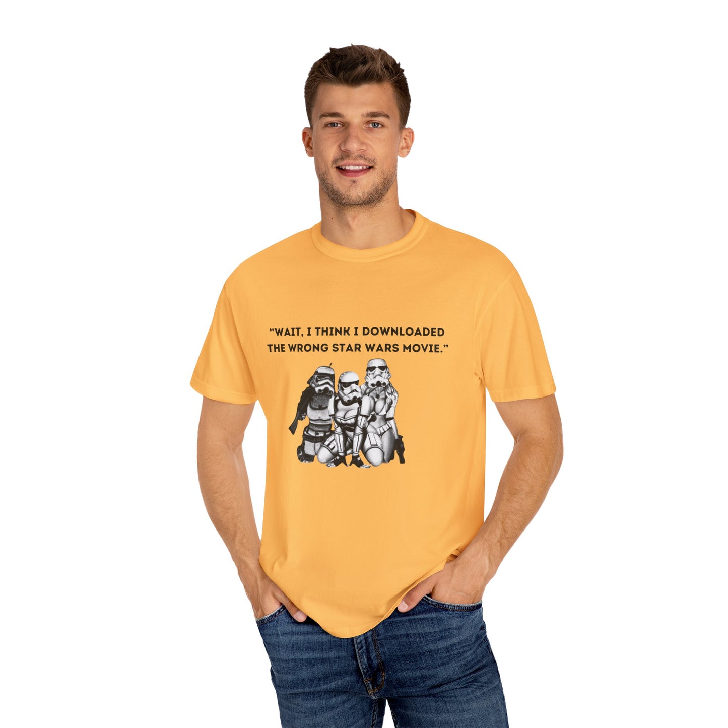 Wrong Star Wars Movie - Unisex Garment-Dyed Tee