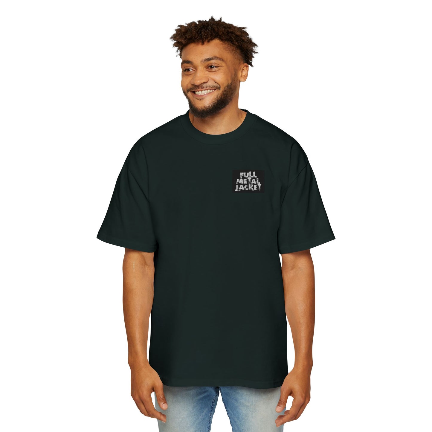 Full Metal Jacket Zipper Quote - Oversized Tee