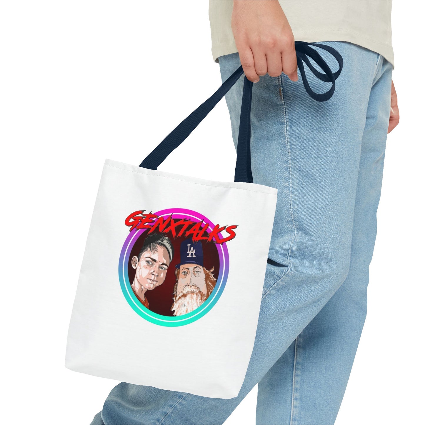Vibrant GENXTALKS Graphic Tote Bag