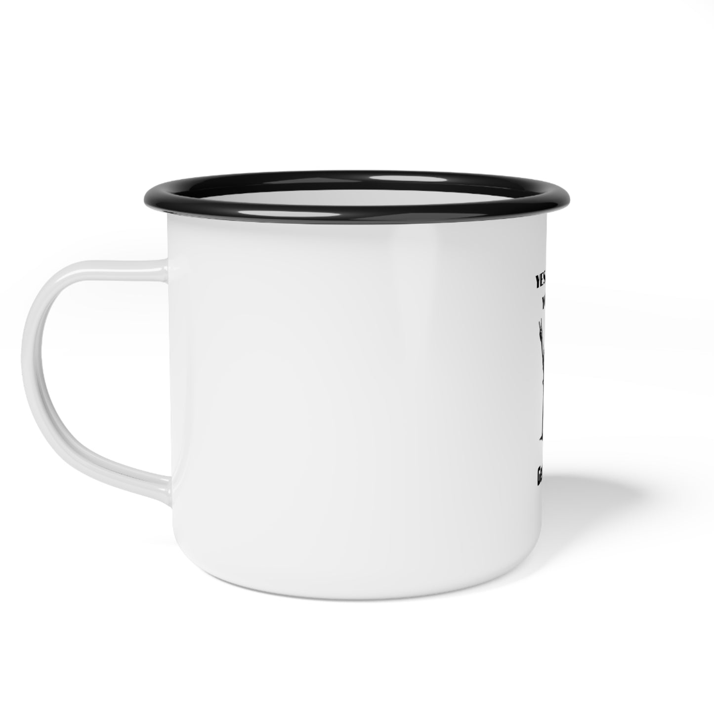 But did you die?- Camping mug