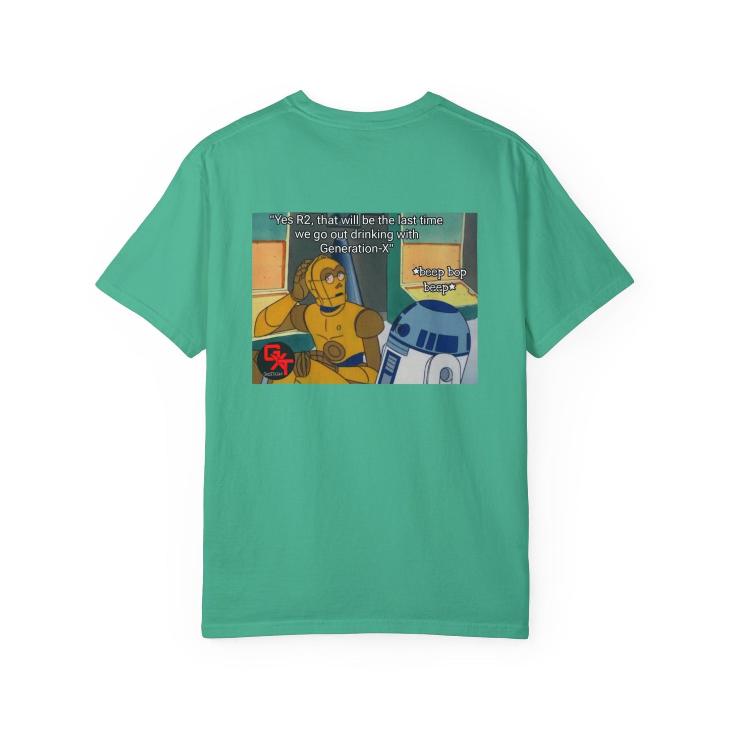 Droids hangover- Unisex T-Shirt with Graphic Humor - Perfect for Casual Outings & Gift Giving