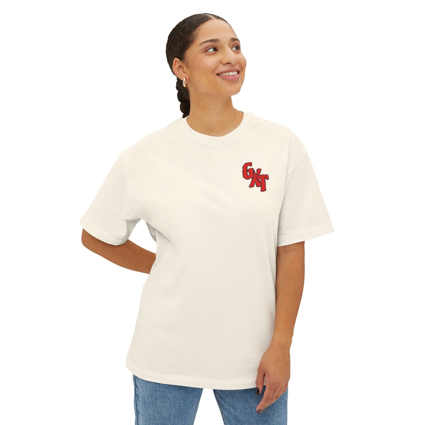 "Squad Goals"- (you know)-Unisex Oversized Boxy Tee - GXT