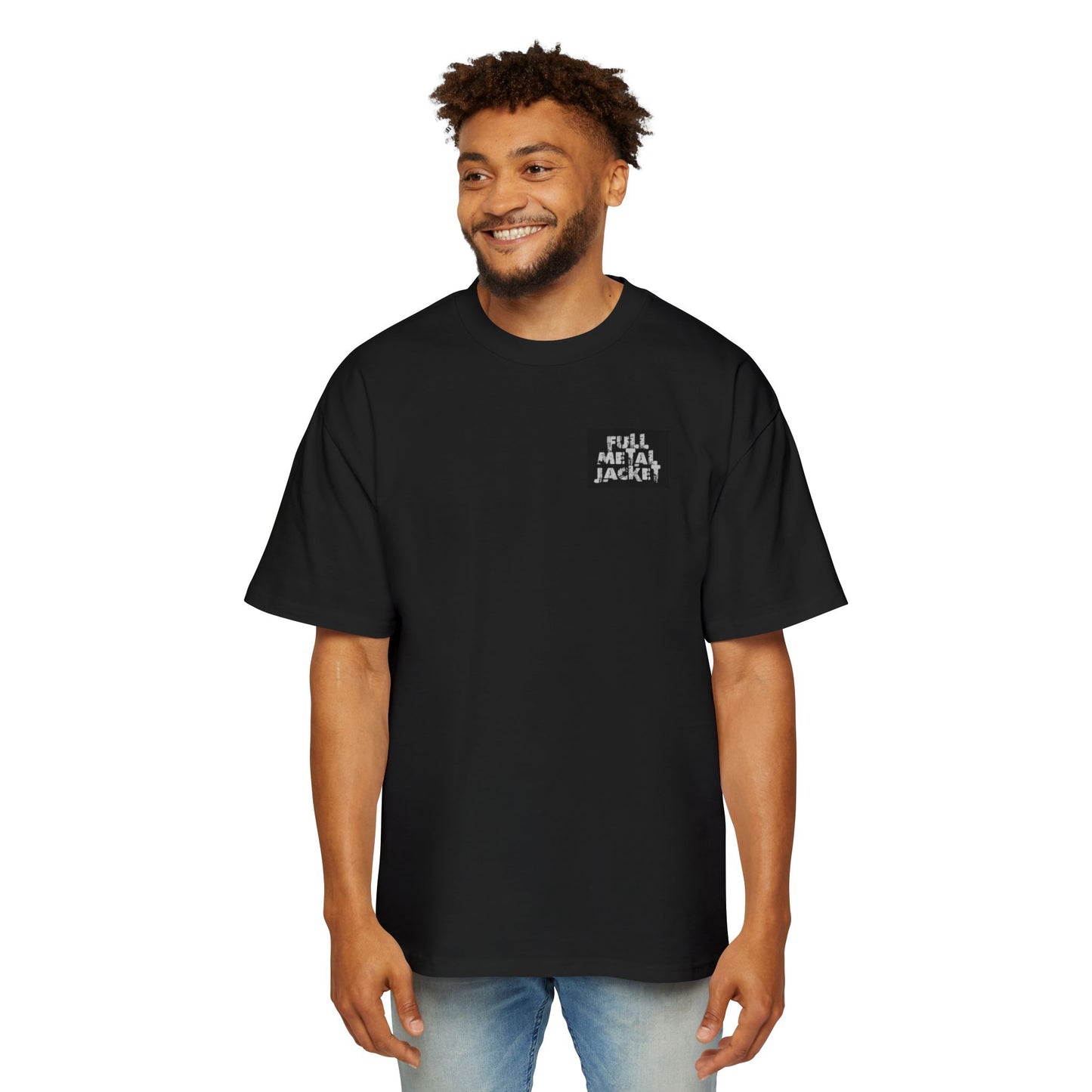 Full Metal Jacket Zipper Quote - Oversized Tee