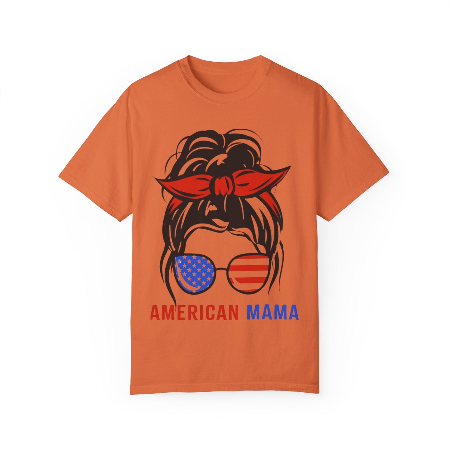 American Mama Graphic T-Shirt for Patriotic Moms