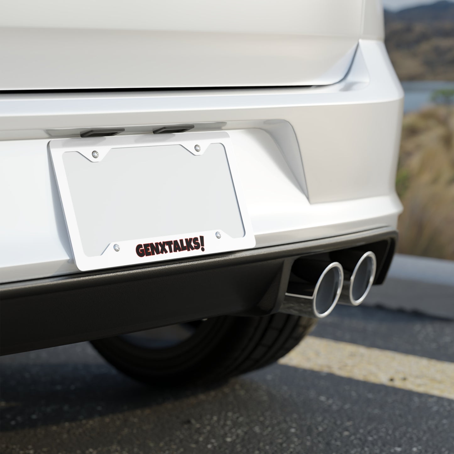 GENXTALKS!- Metal Frame (white)