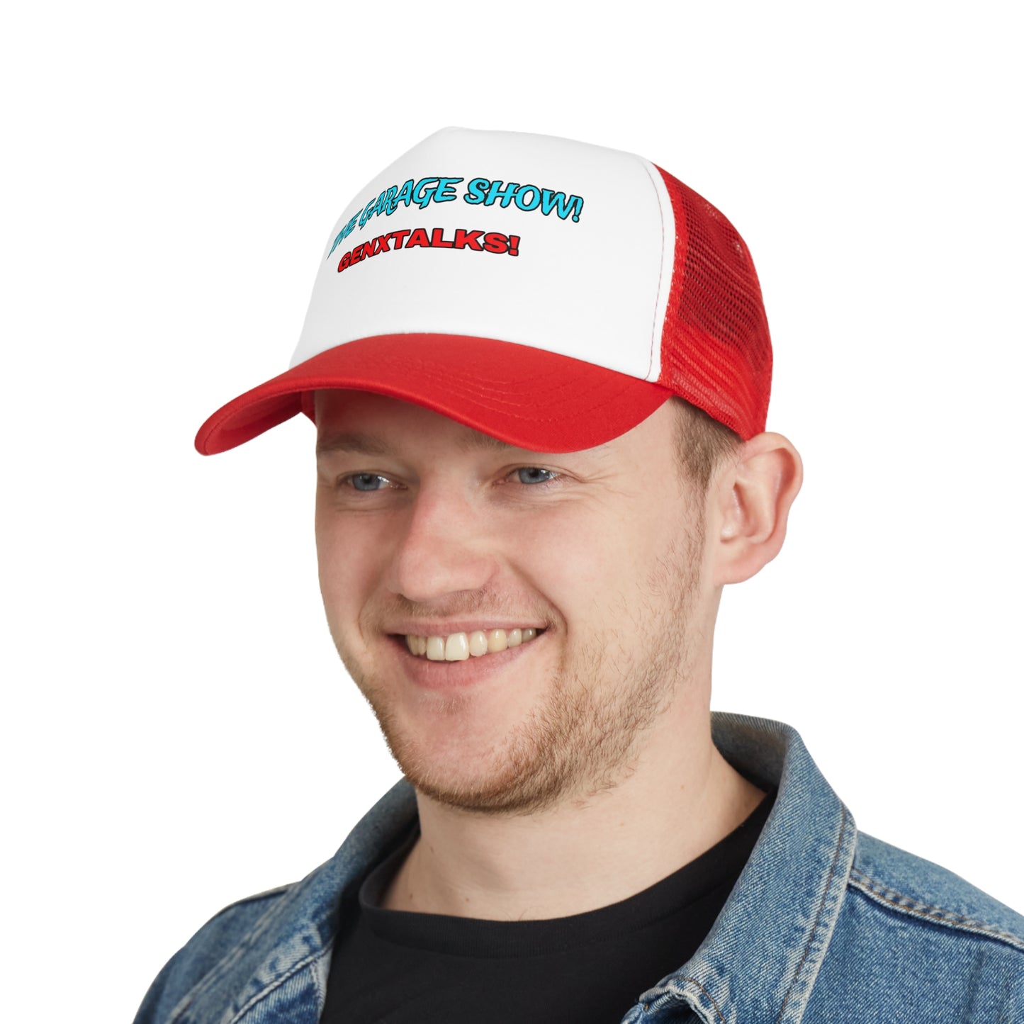 Garage Show Mesh Cap - Cool Trucker Hat for Motorheads Snap back design