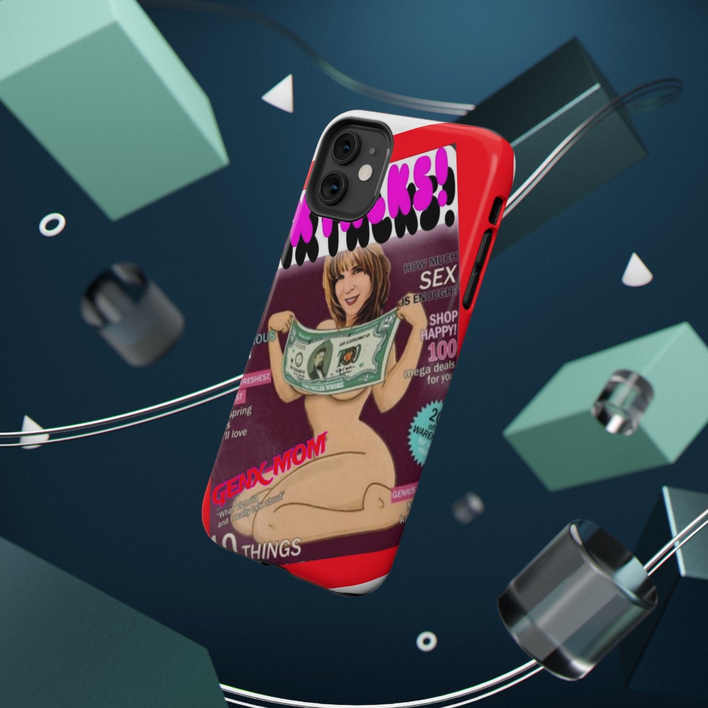 Gen X Mom-Impact-Resistant Phone Case - Retro Humor & Nostalgia