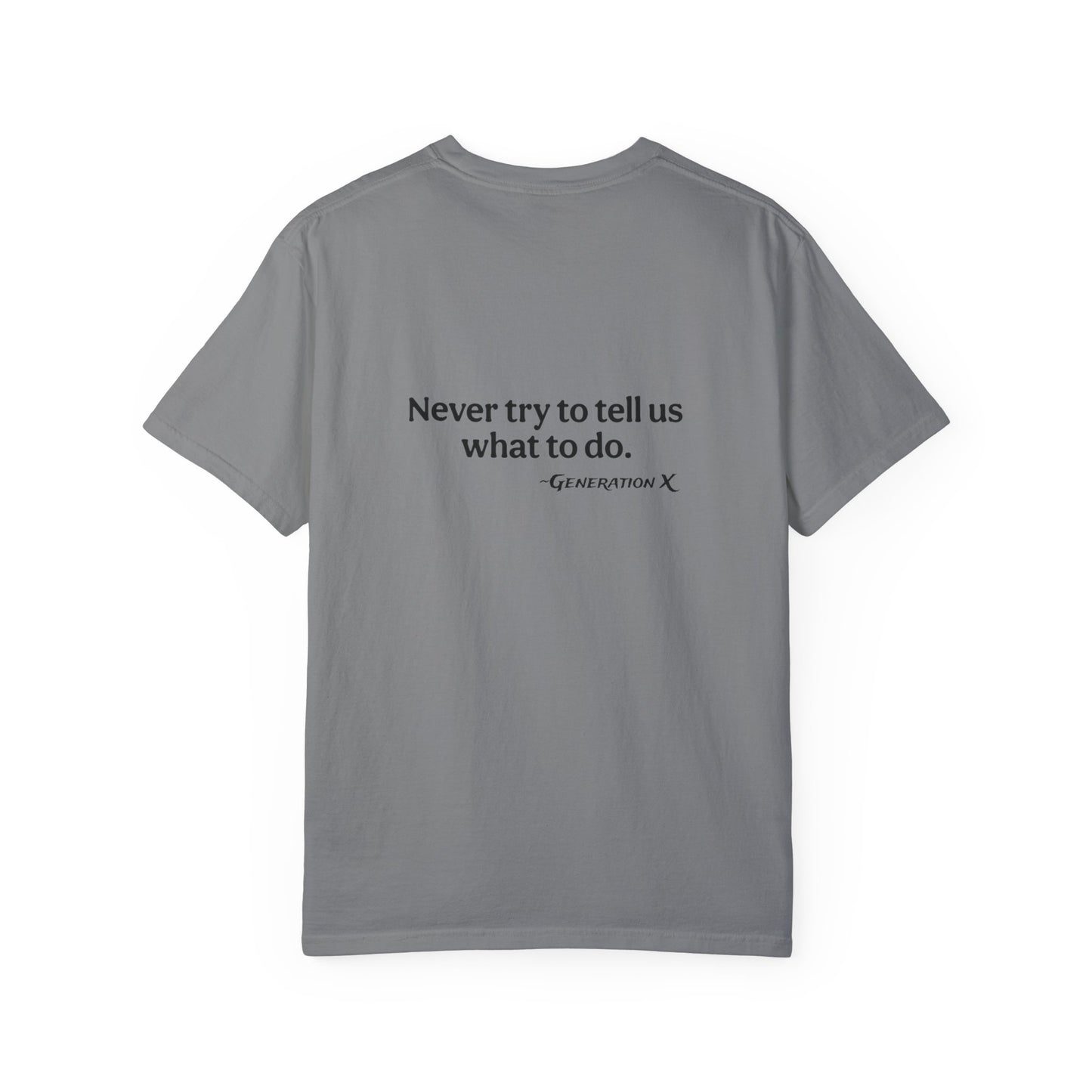 'Never try to tell us what to do'- Solid T
