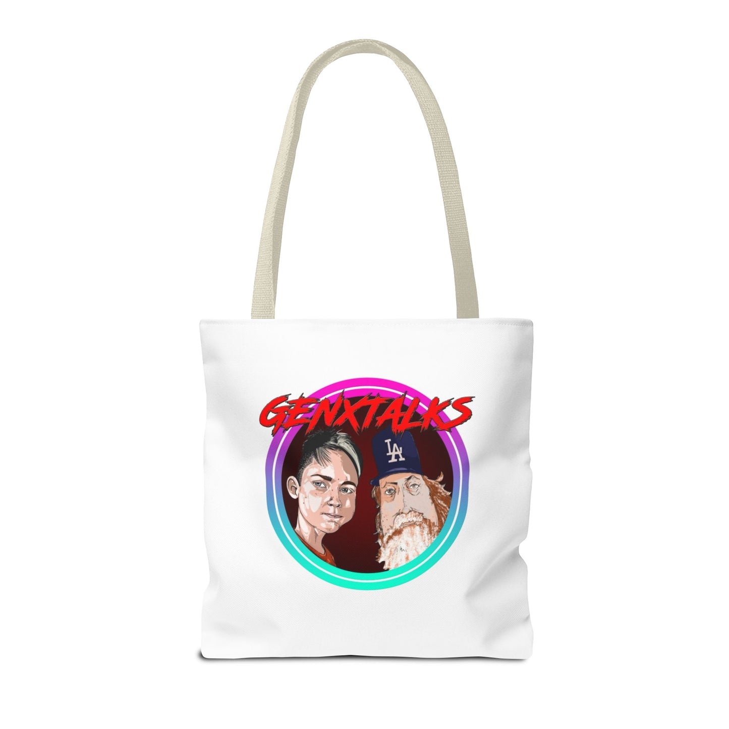 Vibrant GENXTALKS Graphic Tote Bag