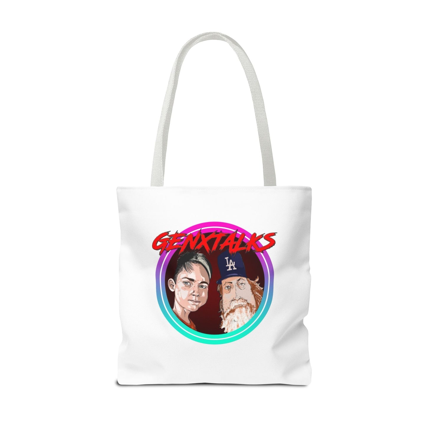 Vibrant GENXTALKS Graphic Tote Bag