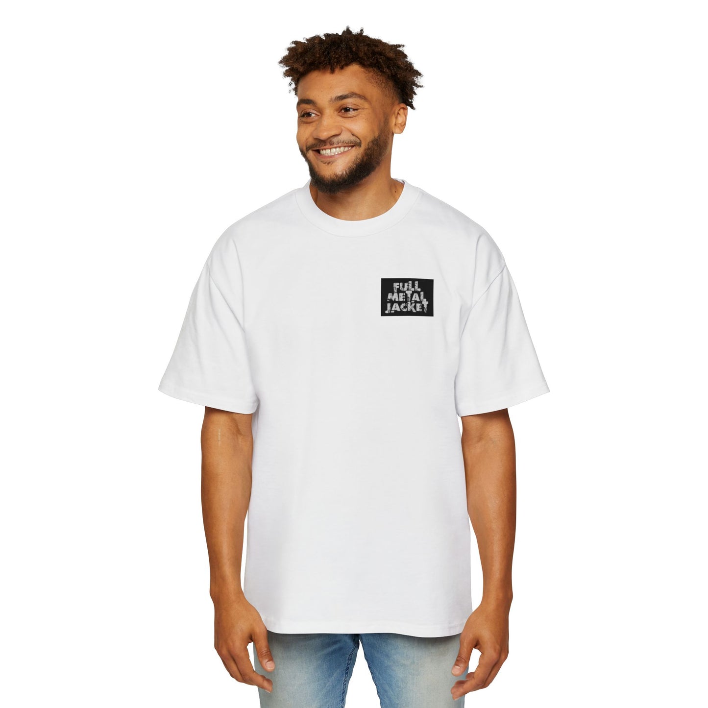 Full Metal Jacket Zipper Quote - Oversized Tee
