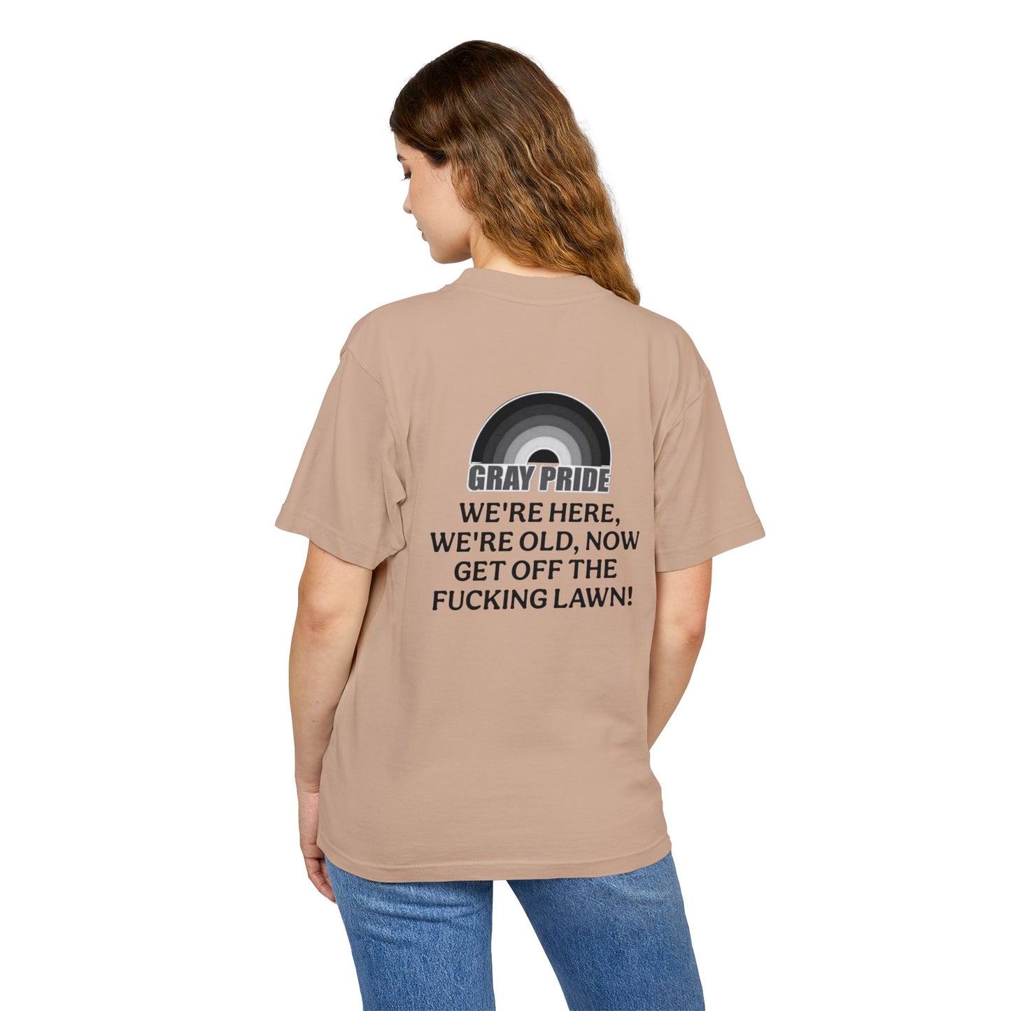"Get Off The Fucking Lawn!"- Heavy Tee - Statement T-Shirt for LGBTQ+ Allies & Activists