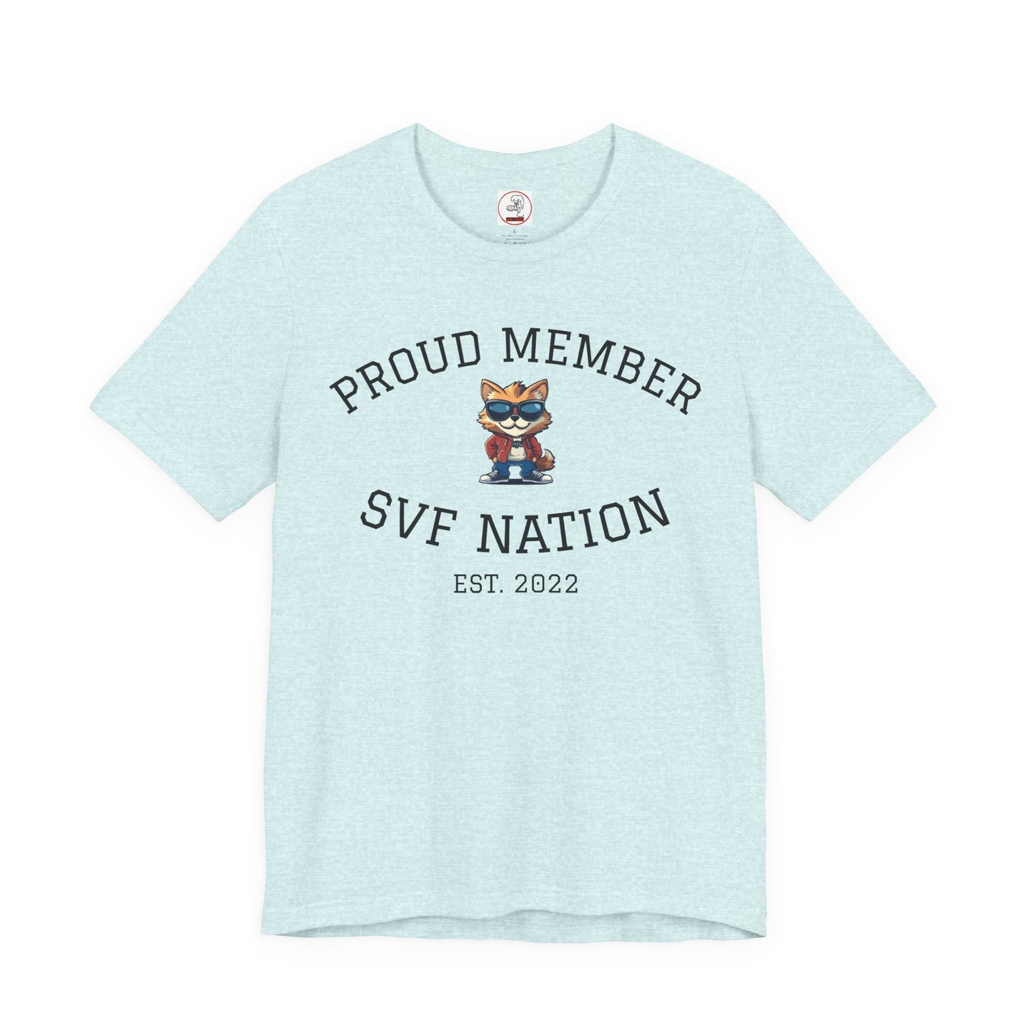SVF Nation Proud Member Tee - Unisex T-Shirt for Fans, Casual Wear, Birthday Gifts, Team Spirit, Community Love