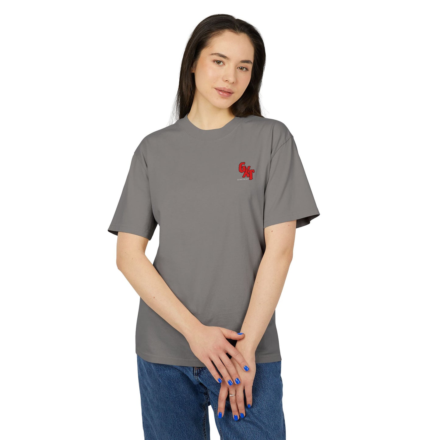 Funny Unisex Heavy Faded Tee - "Wondering If I Don't Know or Don't Care?"