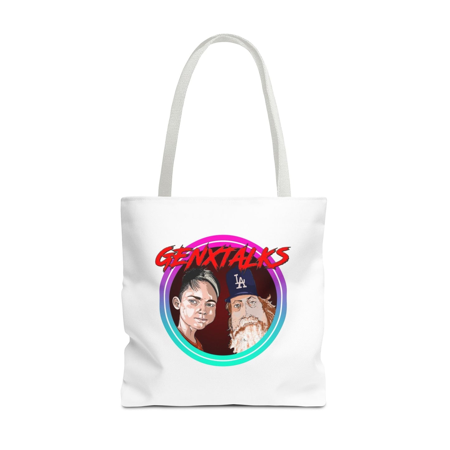 Vibrant GENXTALKS Graphic Tote Bag