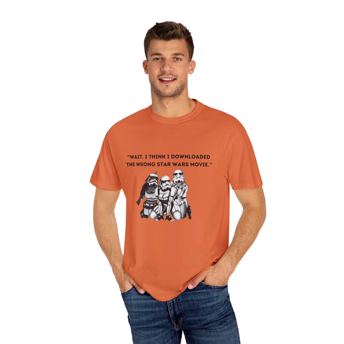 Wrong Star Wars Movie - Unisex Garment-Dyed Tee