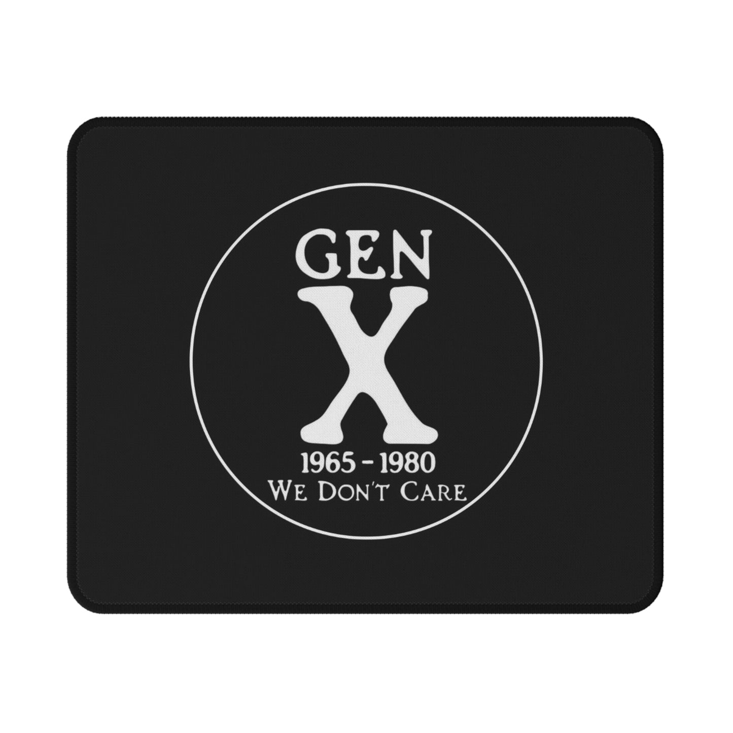We don't care- Non-Slip Gaming Mouse Pad - Perfect Gift for Gamers & Nostalgic Souls
