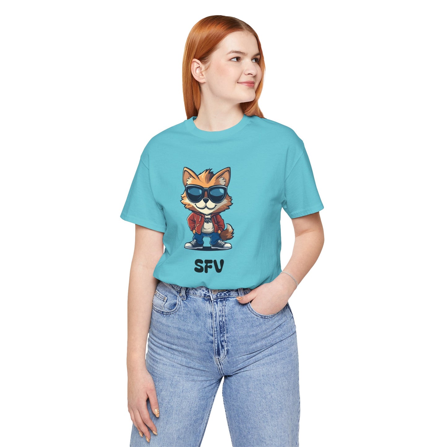Cool Graphic Tee: Sun Valley Fox Nation, Fun Casual Wear, Unique T-Shirt