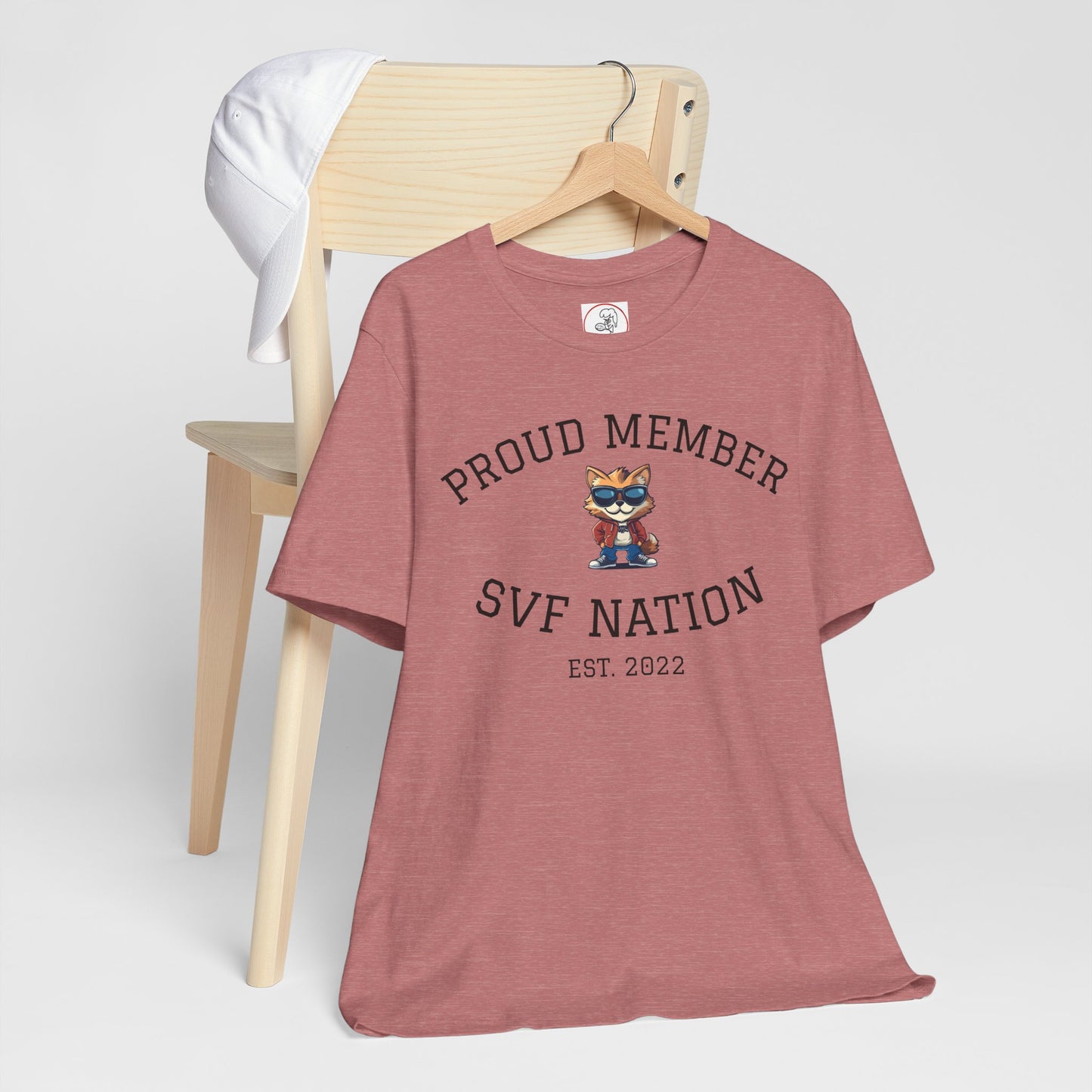 SVF Nation Proud Member Tee - Unisex T-Shirt for Fans, Casual Wear, Birthday Gifts, Team Spirit, Community Love