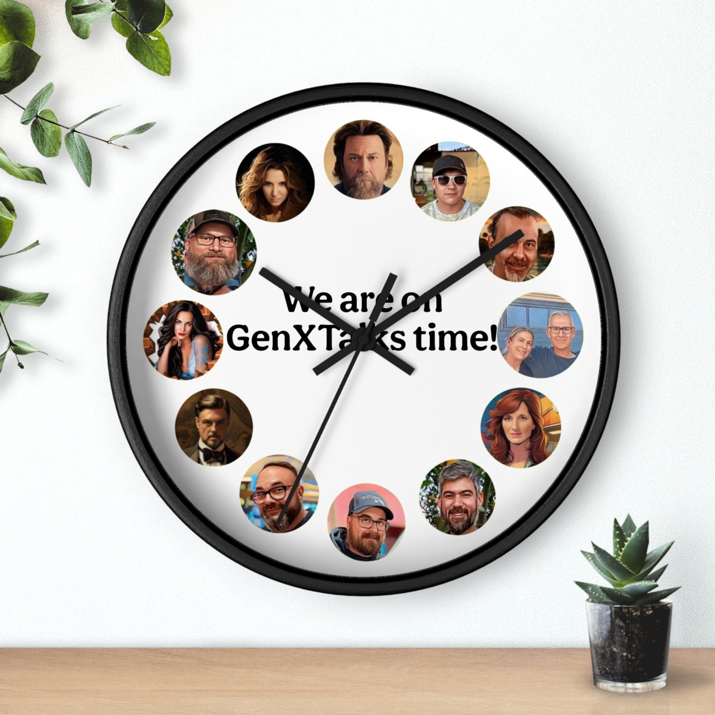 We are on GenXtalks! time!- Wall clock