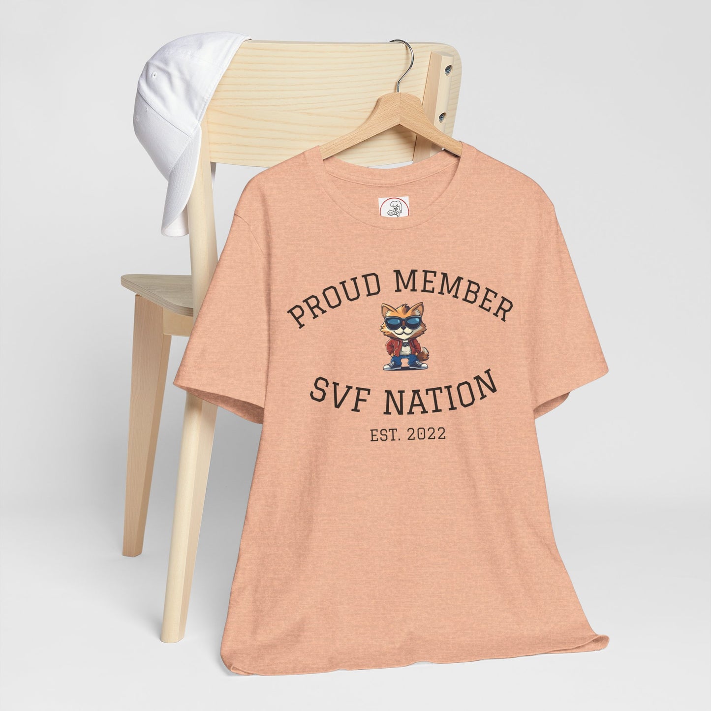 SVF Nation Proud Member Tee - Unisex T-Shirt for Fans, Casual Wear, Birthday Gifts, Team Spirit, Community Love