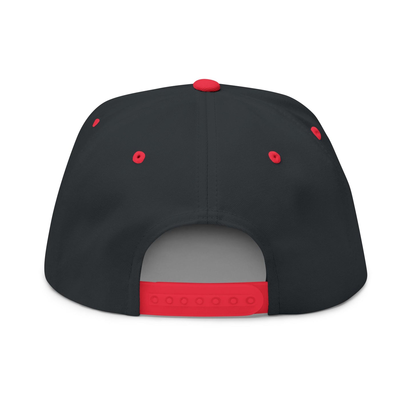 Embroidered Flat Bill Cap - The Garage Show | Snaps in back