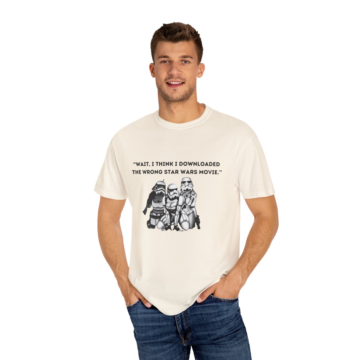 Wrong Star Wars Movie - Unisex Garment-Dyed Tee