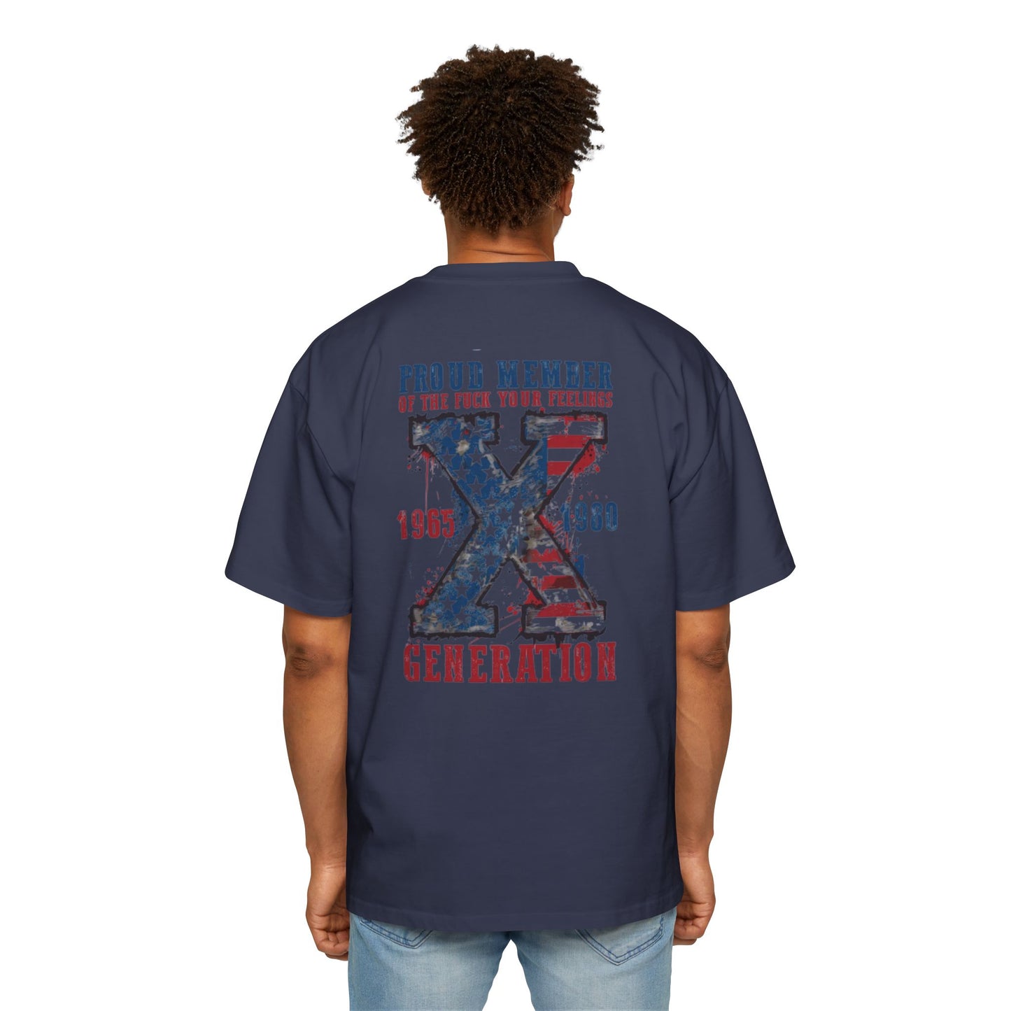 Proud Member Oversized Tee - Generation X Graphic T-Shirt