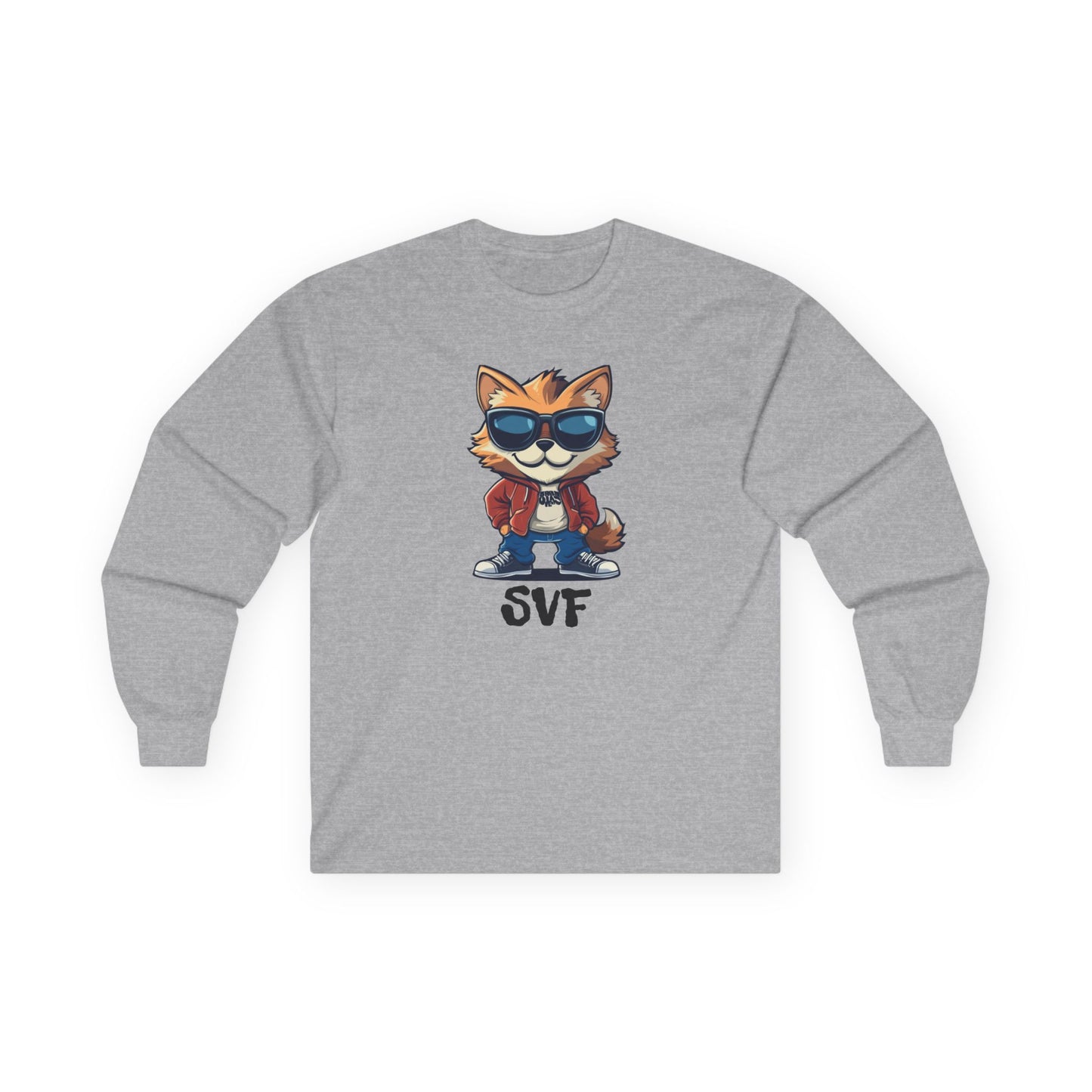 SUN VALLEY FOX Graphic Long Sleeve Tee, Retro Fox Shirt, Sun Valley Fox Nation, Cozy Everyday Wear