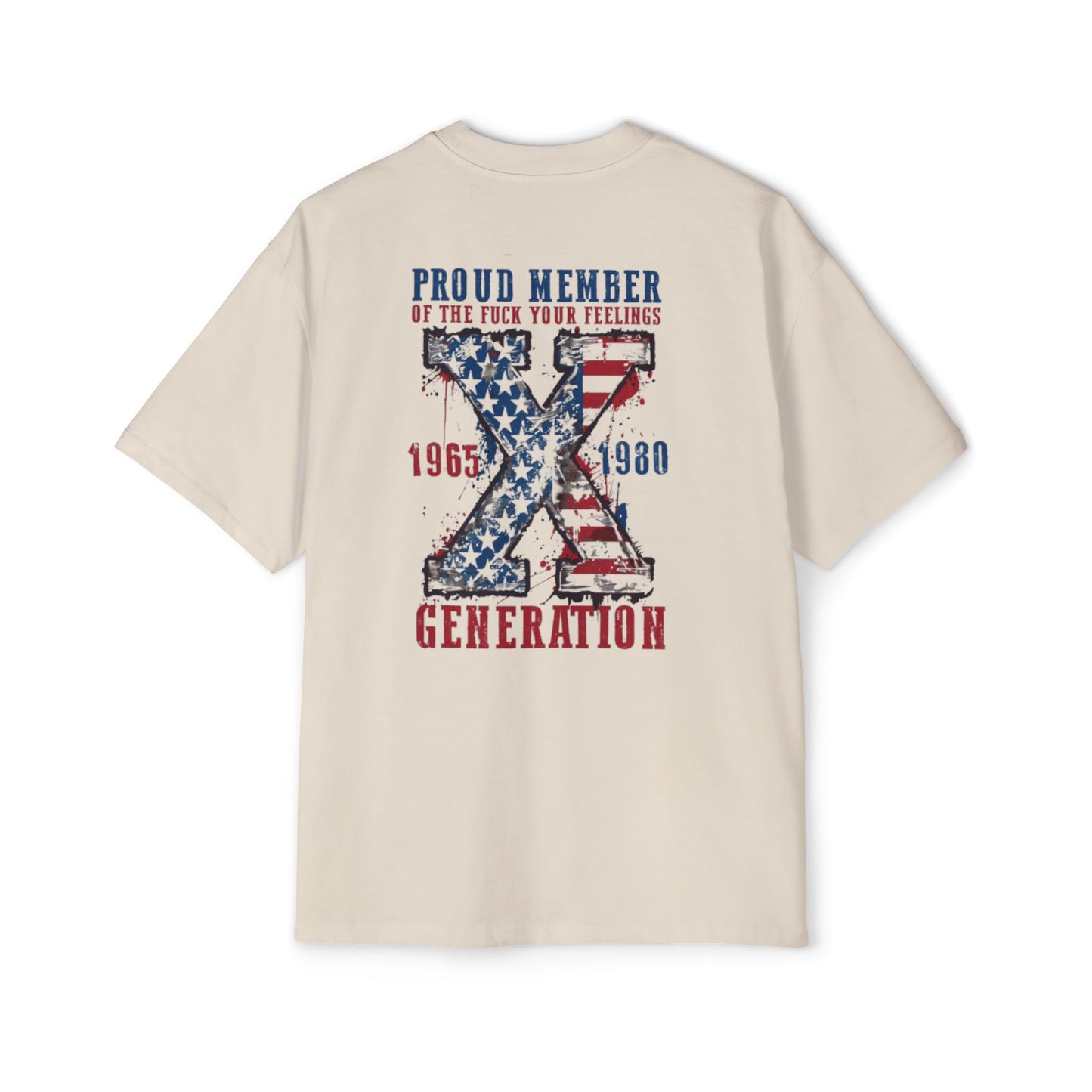 Proud Member Oversized Tee - Generation X Graphic T-Shirt