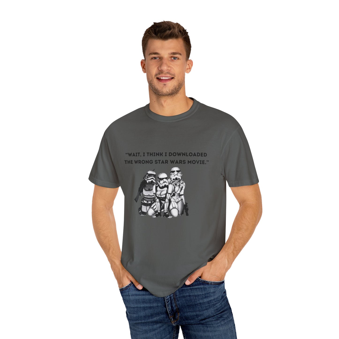 Wrong Star Wars Movie - Unisex Garment-Dyed Tee