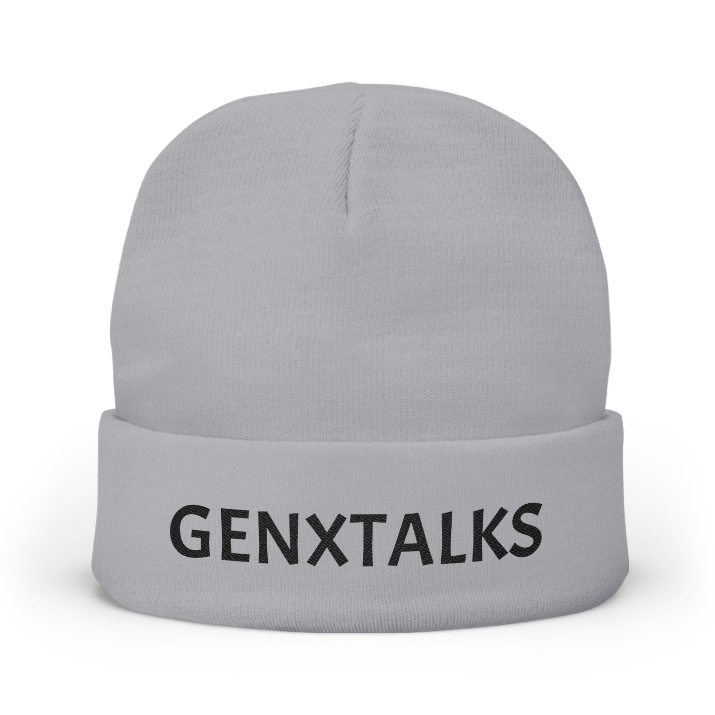 GENXTALKS Embroidered Knit Beanie