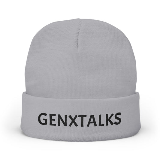 GENXTALKS Embroidered Knit Beanie