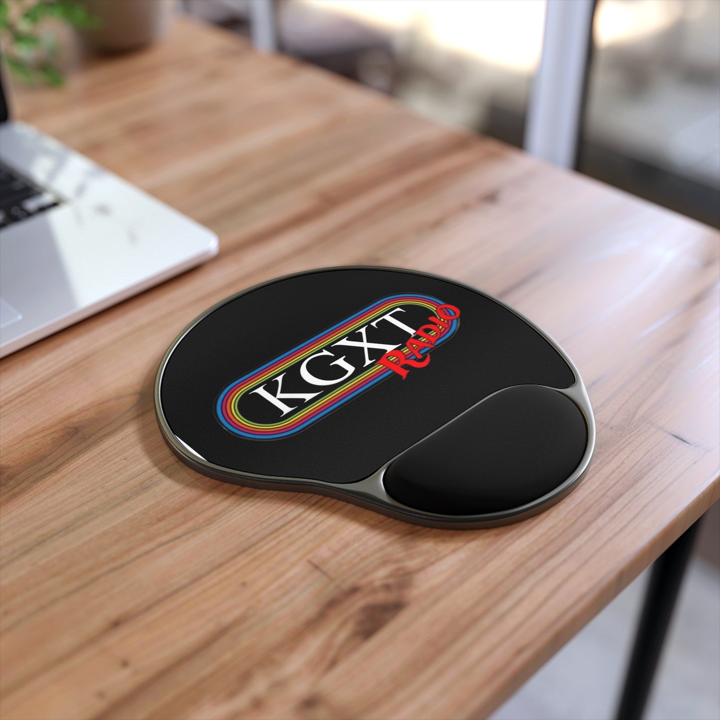 KGXT Radio Mouse Pad With Wrist Rest -