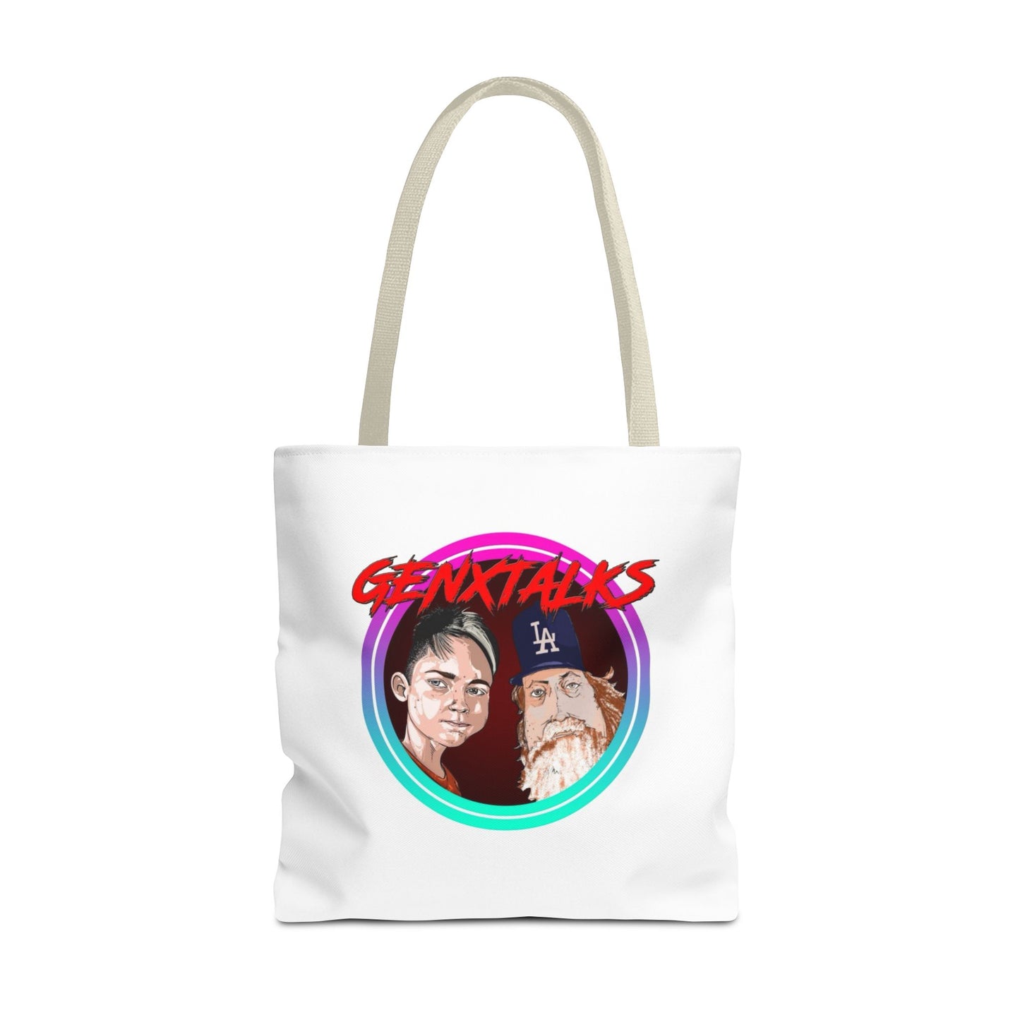 Vibrant GENXTALKS Graphic Tote Bag