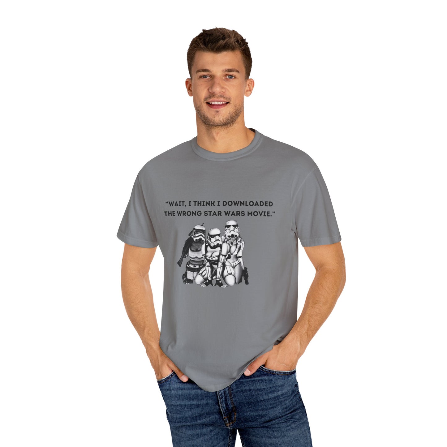 Wrong Star Wars Movie - Unisex Garment-Dyed Tee