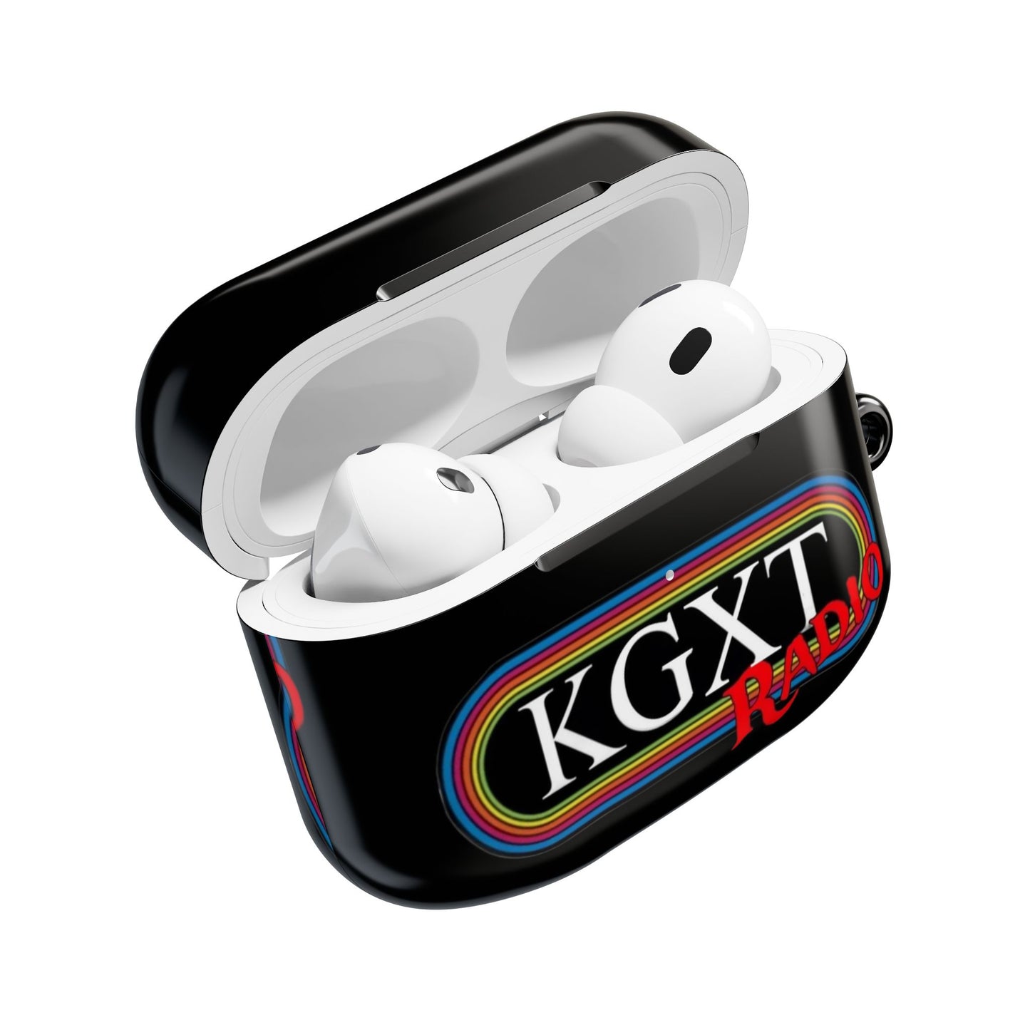 KGXT Radio-Retro Radio AirPod Case, Stylish Earbud Cover