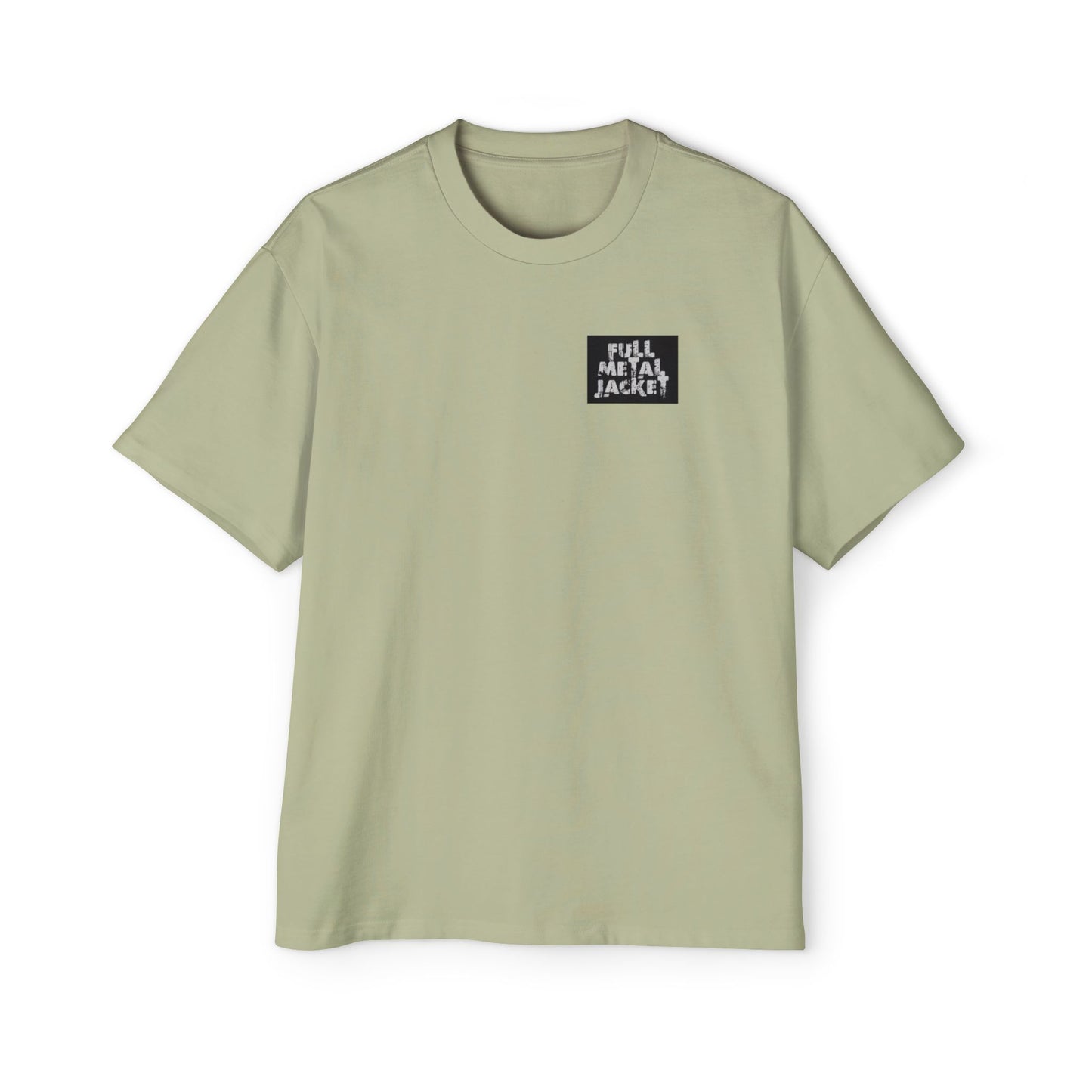 Full Metal Jacket Zipper Quote - Oversized Tee