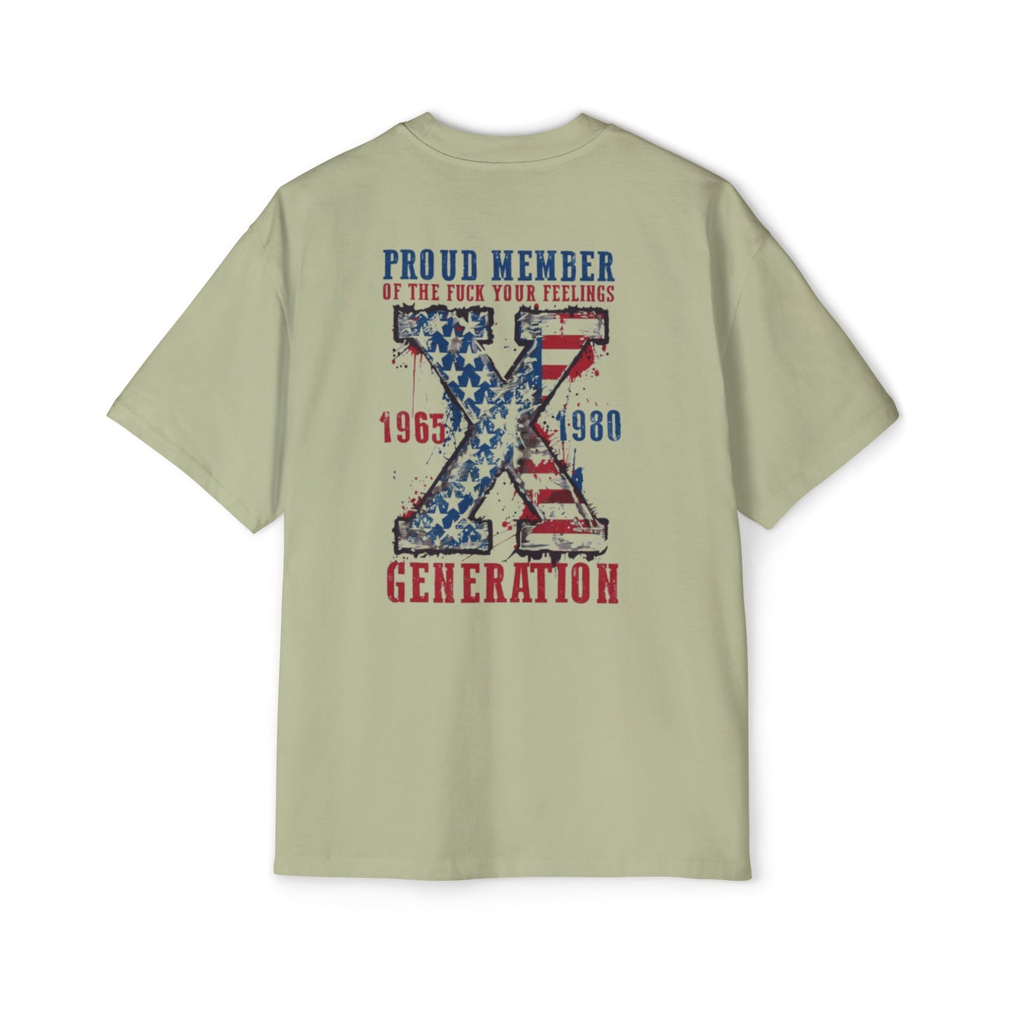 Proud Member Oversized Tee - Generation X Graphic T-Shirt