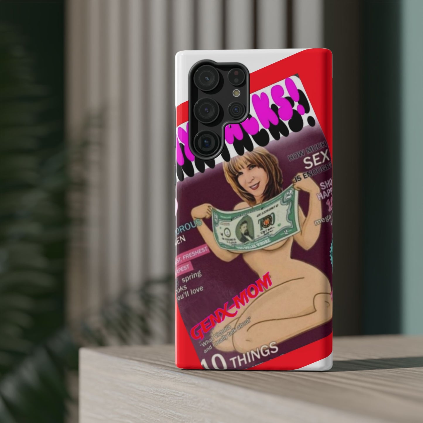 Gen X Mom-Impact-Resistant Phone Case - Retro Humor & Nostalgia