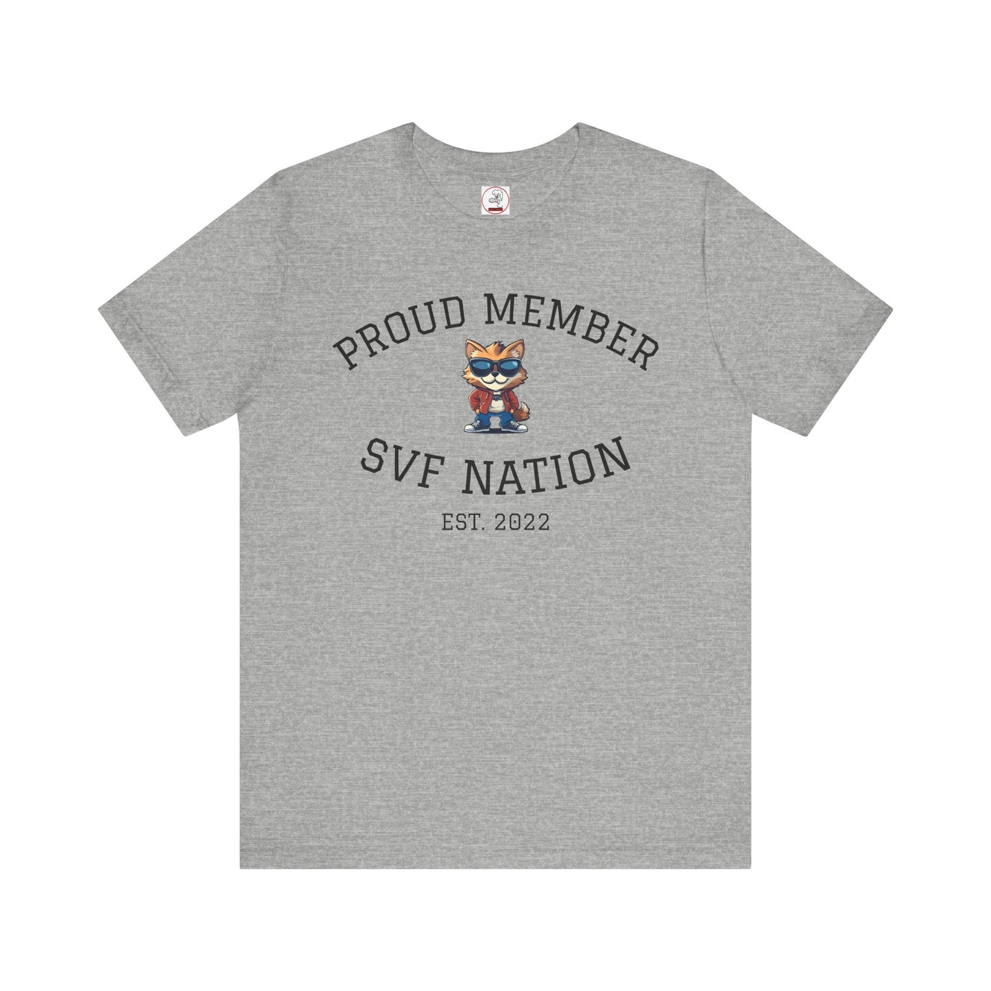SVF Nation Proud Member Tee - Unisex T-Shirt for Fans, Casual Wear, Birthday Gifts, Team Spirit, Community Love